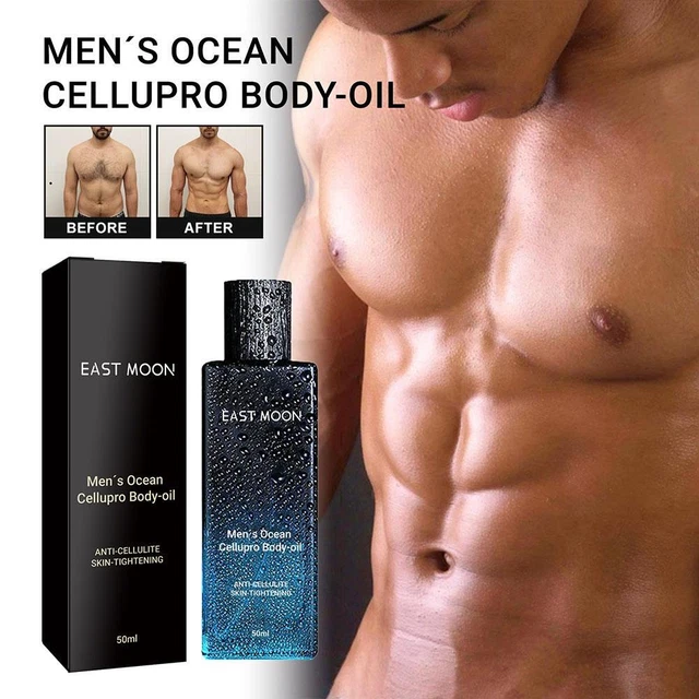 Aceite corporal, aceite de masaje anticelulítico y colágeno Ocean CelluPro para hombre -2023-