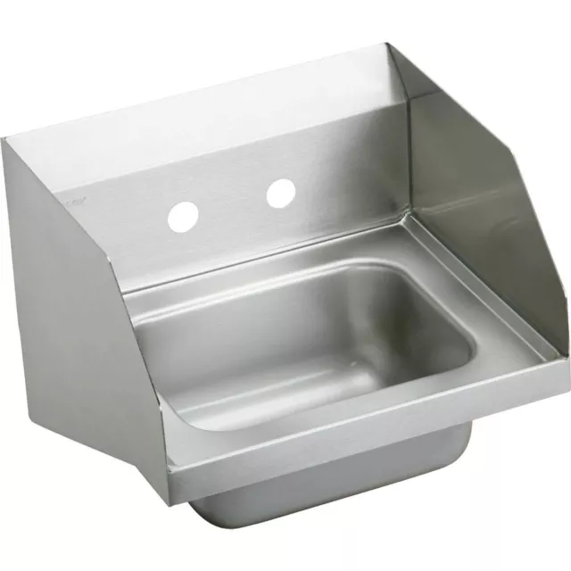 Elkay CHS1716LRS2 Stainless Steel Single Bowl Wall Hung Handwash Sink