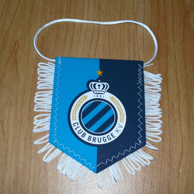 Fanion Club Bruges – Tissu Multicolore – Neuf – Club Belge