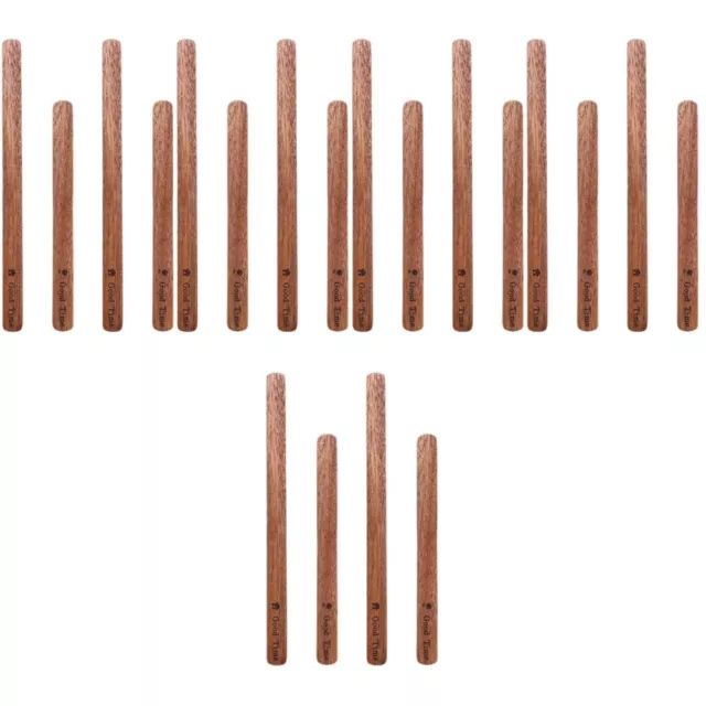 20 piezas batidora de palos de café de madera para agitadores de cócteles licuadora de té