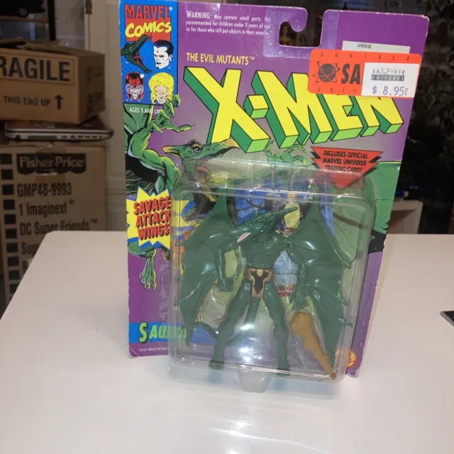 Marvel The Uncanny X-Men Evil Mutants Sauron Action Figure Toy Biz 1992 - New