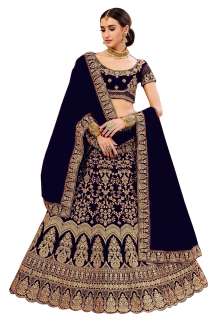 Choli Lhenga Ethnic Wedding Party Wear Indian Duptta Women Traditional Bridal