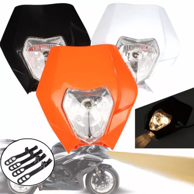 Moto Carénage de Phare Masque de Lampes pour KTM EXC XCF XCW SX SXF