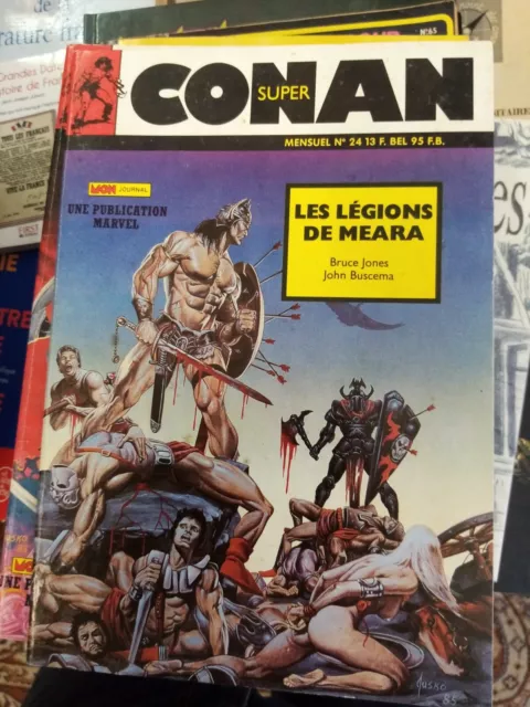 Super Conan  N°24  sept 1987 Mon Journal les légions de Méara