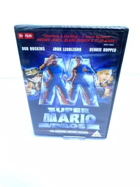 Super Mario Bros. (1993) Blu-ray ENGLISH AUDIO Bob Hoskins John Leguizamo  SEALED