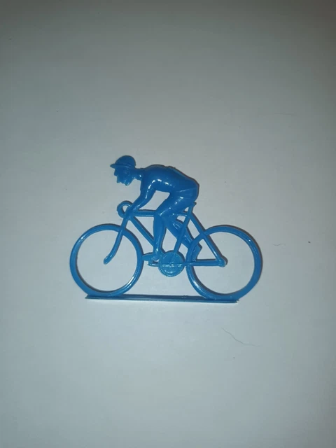 Jouet Ancien Coureur Cycliste Plastique Dur Bleu Tour de France Roger ? Autres ?