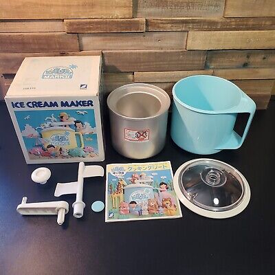 Nikkal Ice Cream Maker Mark Raro Mano Manivela japonés completa II Caja