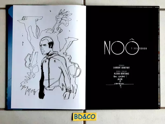 NOO - Tome 1 Soror en EO avec une dédicace d'Alexis Sentenac - Superbe