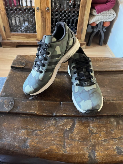 SIZE 5.5 ADIDAS ZX Flux Decon Camo Green 19.99 PicClick UK