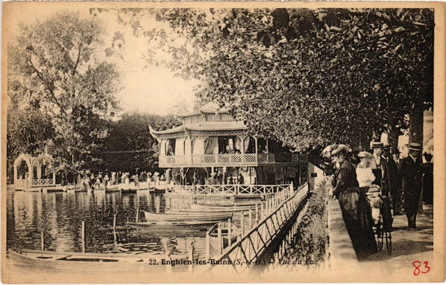 CPA Enghien les Bains Vue du Lac FRANCE (1308477)