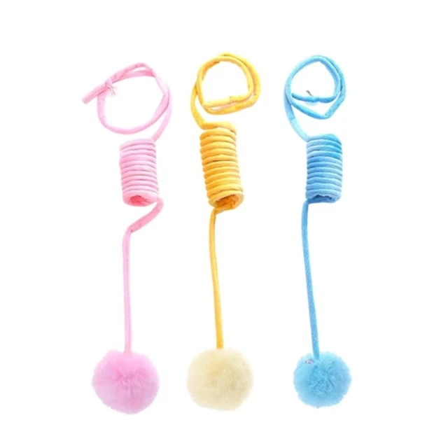 Colorful Cat Spring Toy, for Indoor Swatting Biting Hunting Exercising
