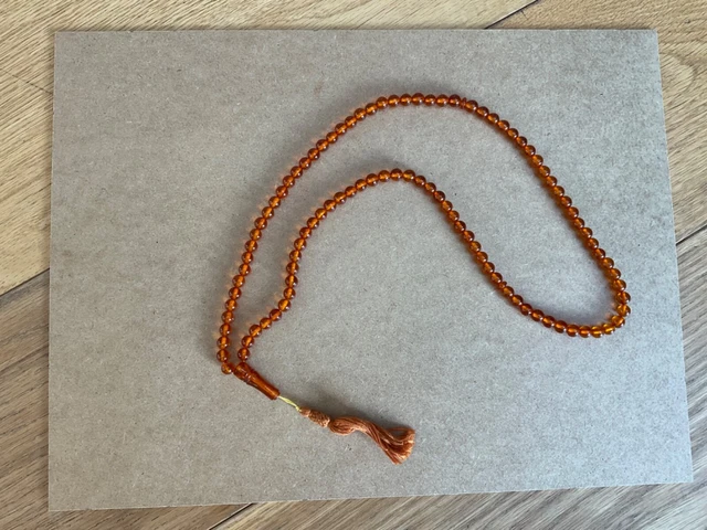 Baltic amber prayer beads 32g
