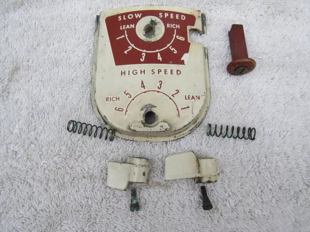 Johnson antique outboard motor 3hp dash panel JW series with knobs 1956-63 other