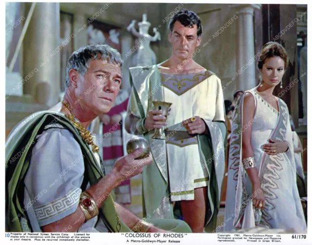 8b6-899 Rory Calhoun and cast film Colossus of Rhodes 8b6-899 8b6-899