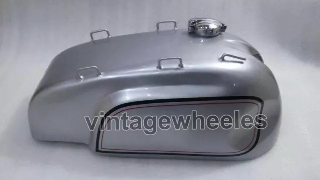 Pour Norton Manx Triton Triumph Wideline Lit de Plume Gas Essence Tank&cap