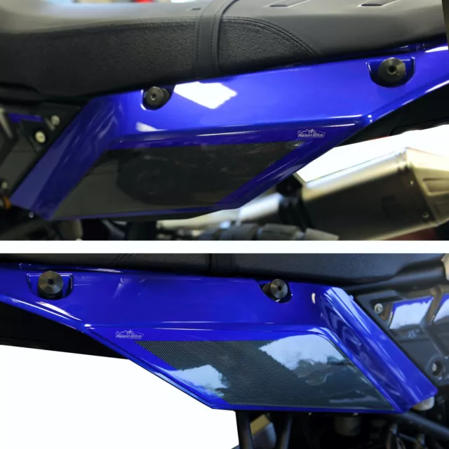 Adesivi Resinati 3d Protezioni Laterali compatibili Yamaha Tenere 700 2019 BLU