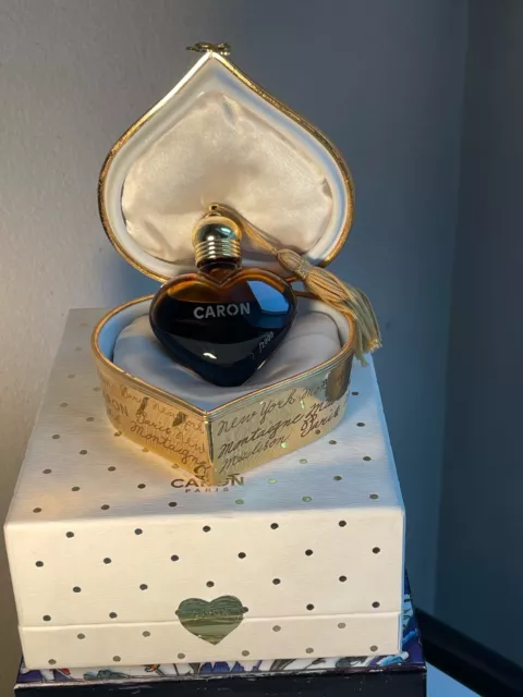 Parfum Vintage Montaigne  Coeur De Caron Édition Limitée Années 90 Avec Coffret