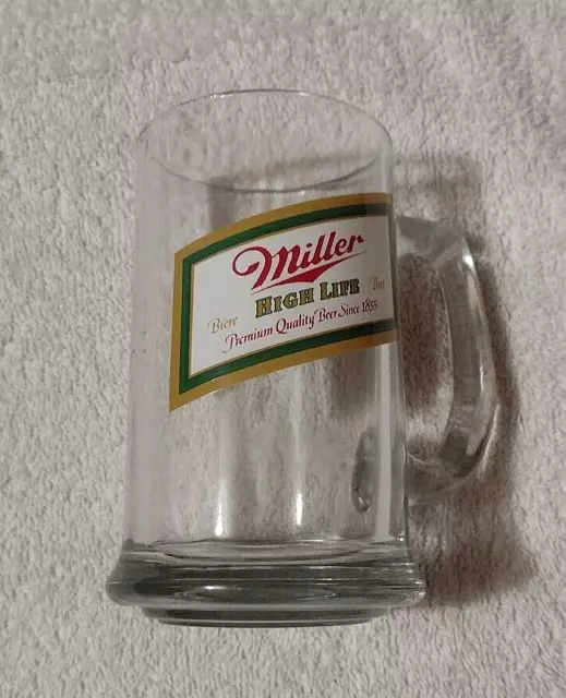 Vintage Miller High Life Beer Mug Glass