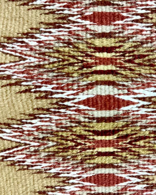 Velma Wauneka, Eye Dazzler, Navajo Handwoven Rug, 26” x 19” 3