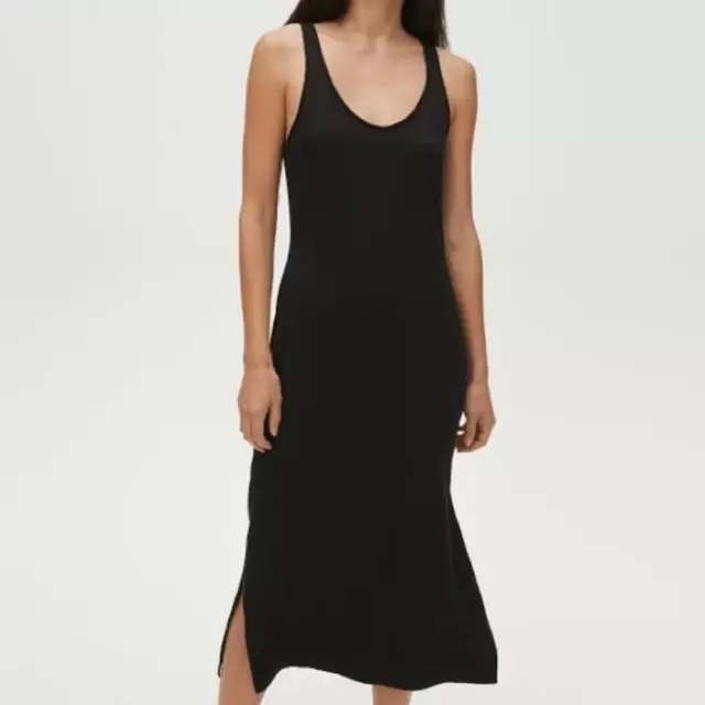 NWT MICHAEL STARS California to back tank dress in black - M