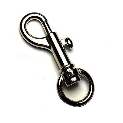 Swivel Eye Bolt Snap Hook Nickel Plated (1 3/4 Inches X 5/8 Inch) 100-pack