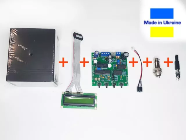 Pulse induction metal detector Clone PI-AVR ready module, box and connector