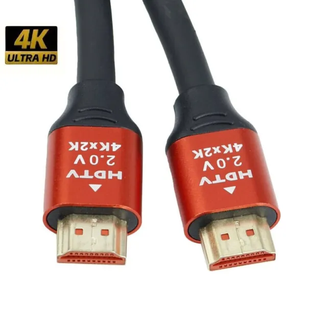 ✅Câble HDMI 2,0 - 4K 60Hz - HDTV - Mâle/Mâle, Plaqué Or, Moniteur, - 150cm