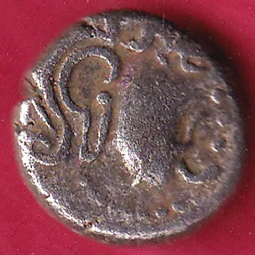 Ancient India Vallabhi Dynasty Kings Portrait Rare Silver Coin #Y96