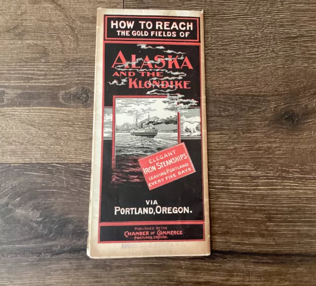 How To Reach The Gold Rush Fields Of Alaska & The Klondike Via Portland OR 1897