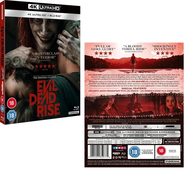 EVIL DEAD RISE (2023): Horror. Flesh-possessing demons - NEW Eu 4K