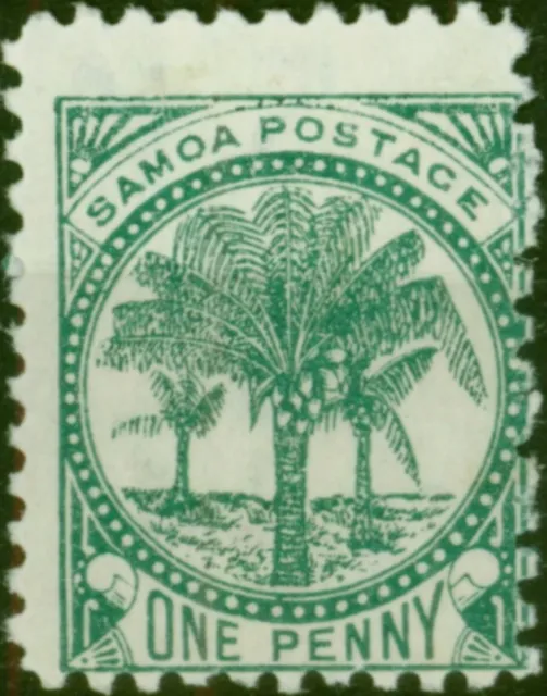 Samoa 1895 1d Green SG58 Fine MM (2)