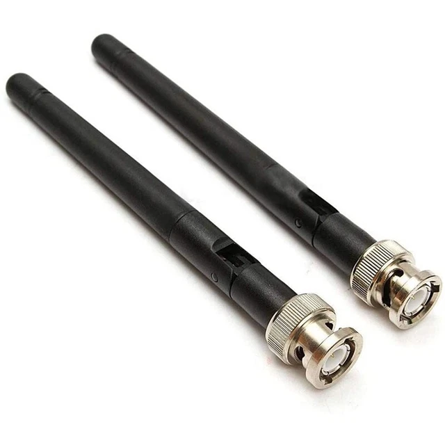 2 Antennes UHF avec Connecteur BNC pour RéCepteur Sennheiser EW100 EW300 EW500D3