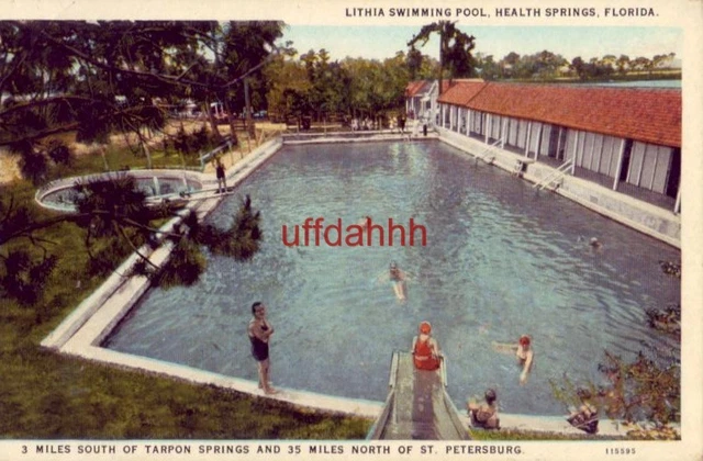 LITHIA SWIMMING POOL, HEALTH SPRINGS, FL. South of Tarpon Springs