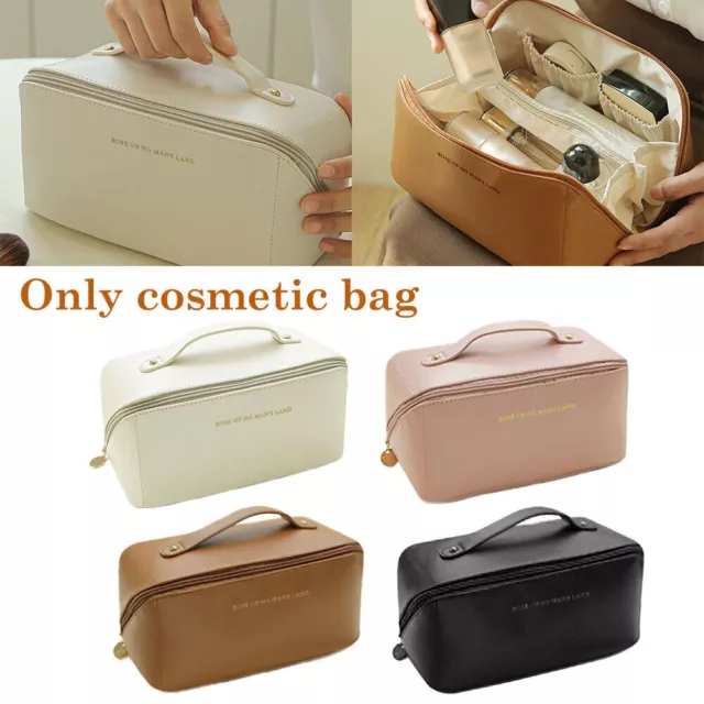 Large Capacity Toiletry Cosmetic Vanity Storage Pouch Travel Make-Up Cases & Bag