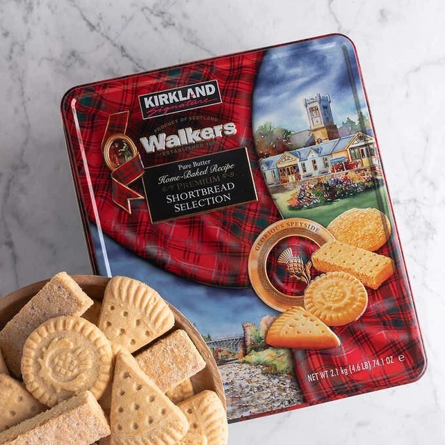 KIRKLAND SIGNATURE WALKERS Premium Shortbread Selection, 4.6 lbs. 45.