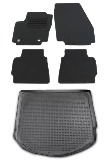 Fußmatten Kofferraumwanne für Ford Mondeo MK4 Turnier 2007-2014 Set Automatten