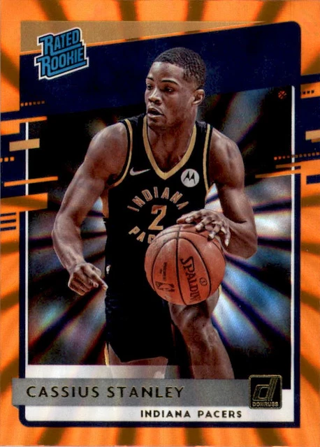2020-21 Donruss Holo Orange Laser #225 Cassius Stanley RR