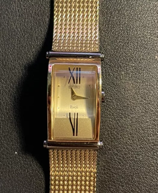 SEIKO WOMEN S RIVOLI Watch Gold Tone Stainless 1N00 0H70 needs
