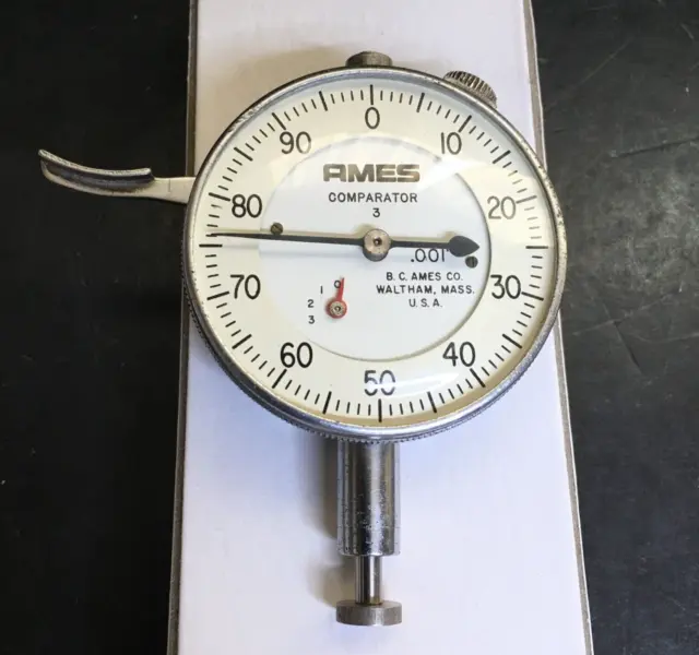 Ames .001" Dial Comparator No. 3 Waltham Mass Made in USA