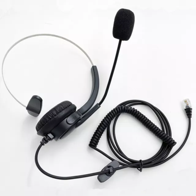 Replacement Headset For Plantronics / PLT S10 S50 T50 T100 telephones black RJ-9