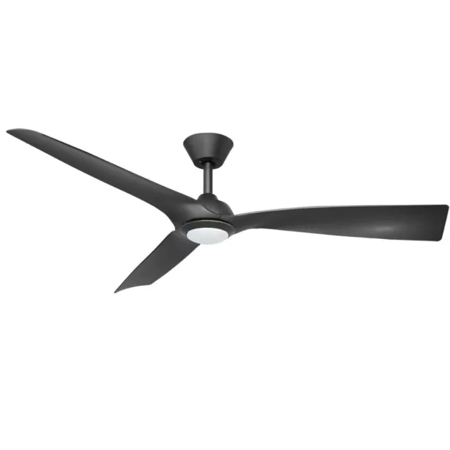 MERCATOR TRINIDAD III BLACK DC CEILING FAN WITH LED LIGHT AND REMOTE 1300mm -... 2