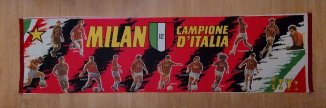SCIARPA MILAN CAMPIONE D'ITALIA 1992-1993-1994 SCUDETTO