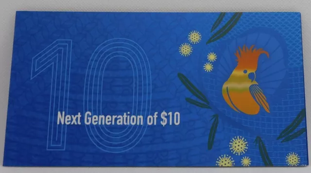 Next Generation $10 Note in Folder - issued by Australia Post