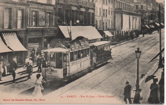 CPA - NANCY - Rue St-Jean - Point Central