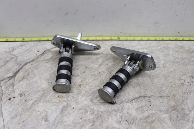 2000-2007 Honda Shadow 1100 Sabre Vt1100c2 Driver Footpeg Set Pair