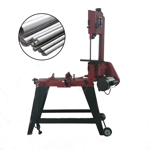 220V Horizontal Vertical Metal Cutting Band Saw 750W 3-speed 1380r/min