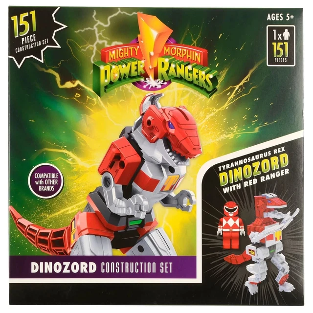 MIGHTY MORPHIN POWER rangers Dinozord Construction Set š„ Ā£11.59 ...