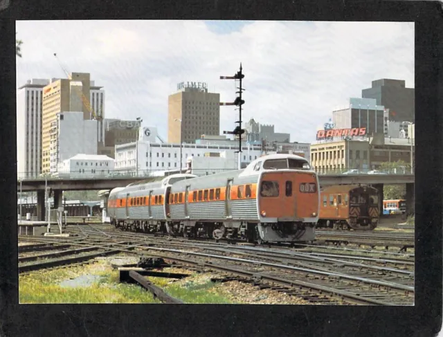 S1234 Transport 2000 Diesel Redhen Railcar Adelaide Railway Station postcard