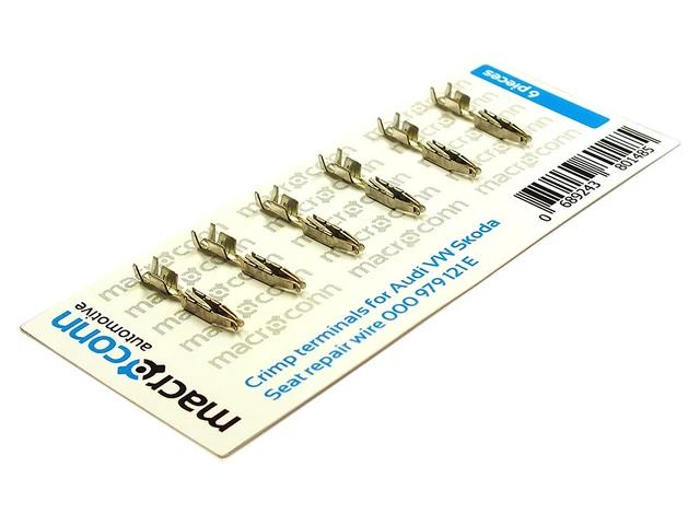Macroconn - Bornes De Crimpage Pour Fils De Réparation Auto - 6 Pièces - Compatible VAG