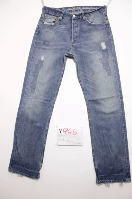 Levi's 501 Custom Destroy(Cod. Y946) Tg.47 W33 L34 Jeans Usato Vita Alta Vintage